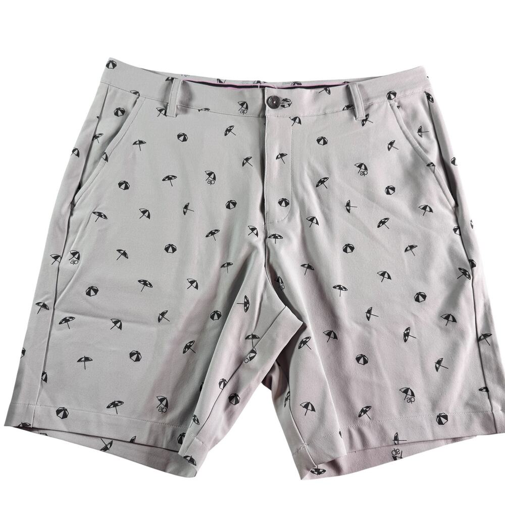Puma Arnold Palmer Golf Shorts Mens 36 Umbrella Print Performance Stretch